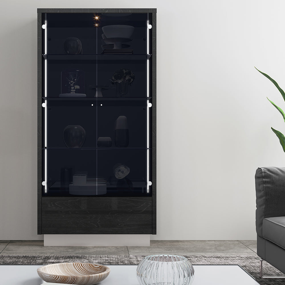 Whiteline Los Angeles Vitrine CB1673-GRY