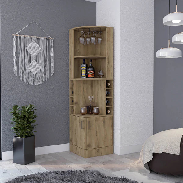 FM Furniture Seattle Corner Bar Cabinet