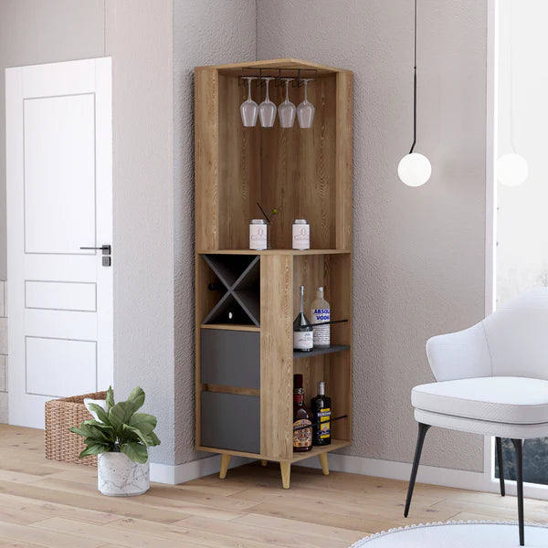 FM Furniture Ziton Corner Bar Cabinet FM7770BMP