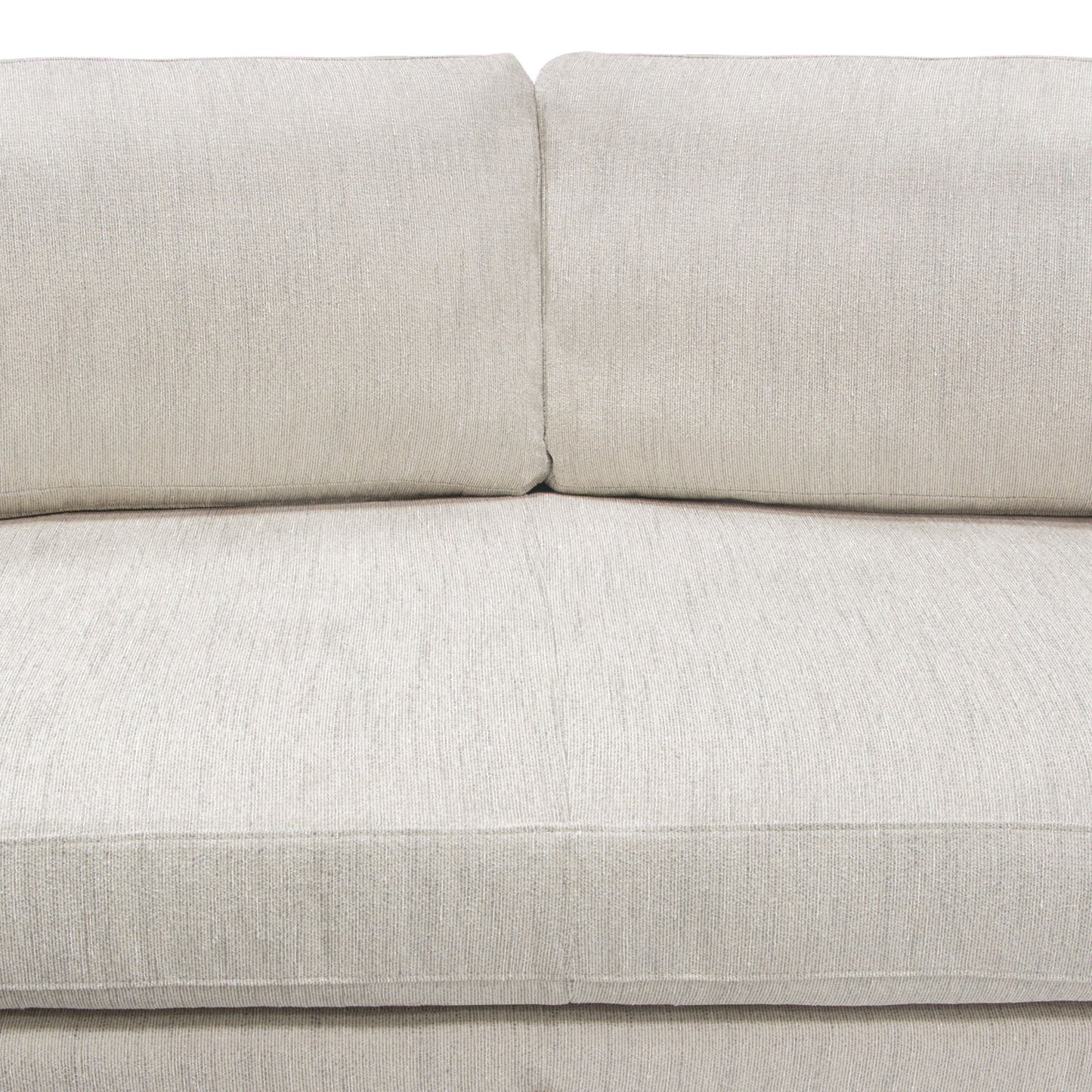 Lane Sofa in Light Cream Fabric with Gold Metal Legs by Diamond Sofa LANESOCM