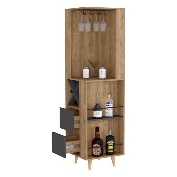 FM Furniture Ziton Corner Bar Cabinet FM7770BMP