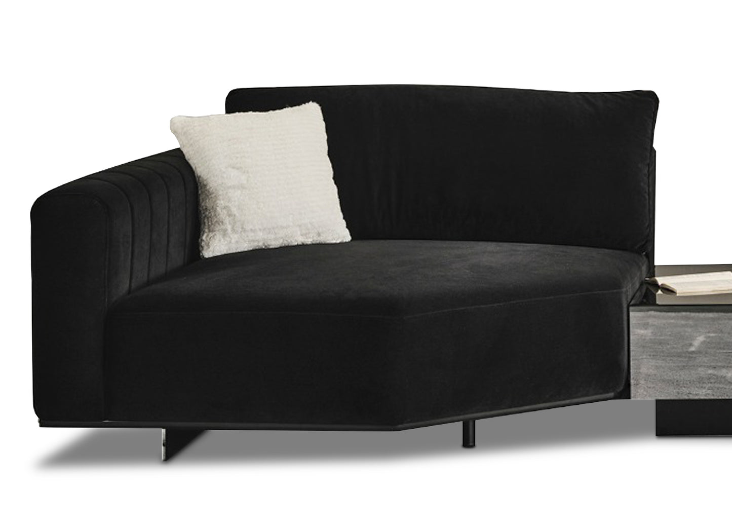 Whiteline Vision Modular Sofa SO1839-BLK