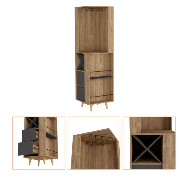 FM Furniture Ziton Corner Bar Cabinet FM7770BMP