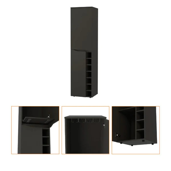 FM Furniture Maya Tall Bar Cabinet FM7765BLW