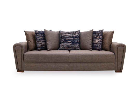 Enza Home Brera Sofa Bed - 2014 - K3 - 11003 Brown Blue