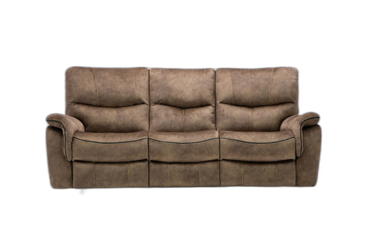 Homeroots 84" Faux Leather Reclining Sofa 329391