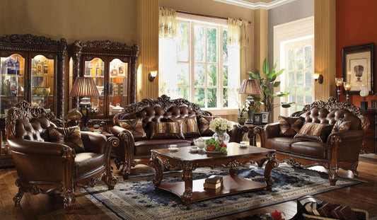 ACME Vendome Sofa Set with Pillows