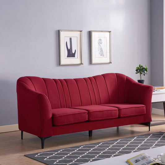 ID USA Sofa 8072F-RED-3