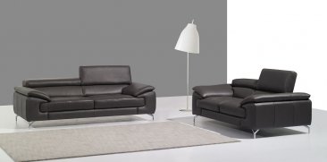 J&M Furniture A973 Italian Leather Sofa