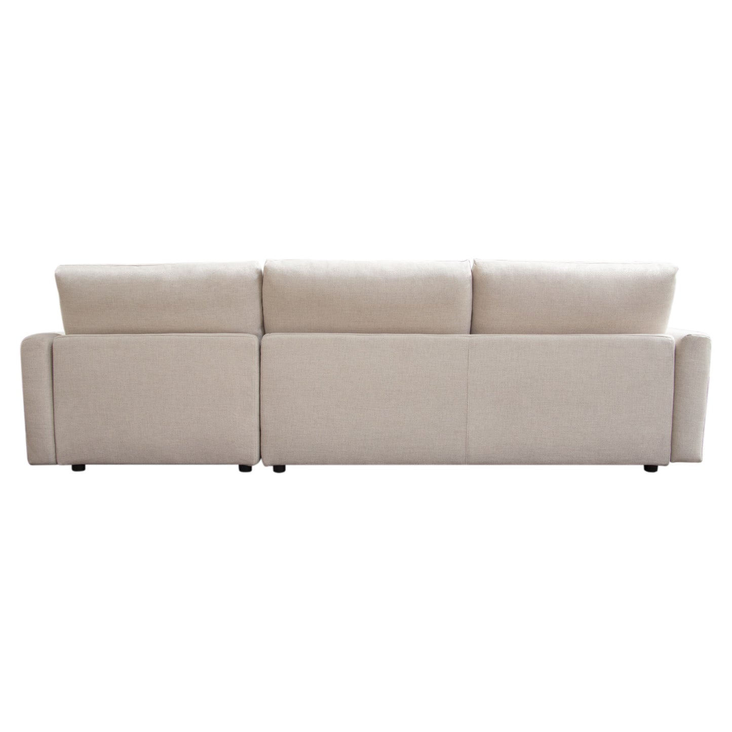 Arcadia 2PC Reversible Chaise Sectional w/ Feather Down Seating Fabric by Diamond Sofa