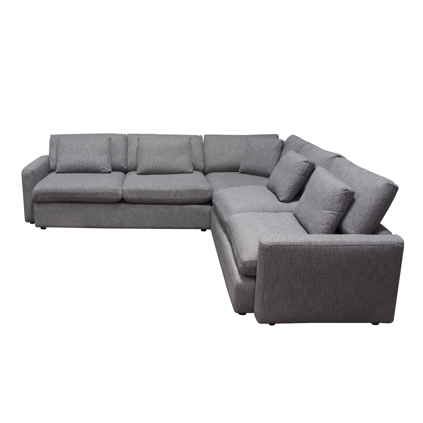 Arcadia 3PC Corner Sectional w/ Feather Down Seating Fabric by Diamond Sofa