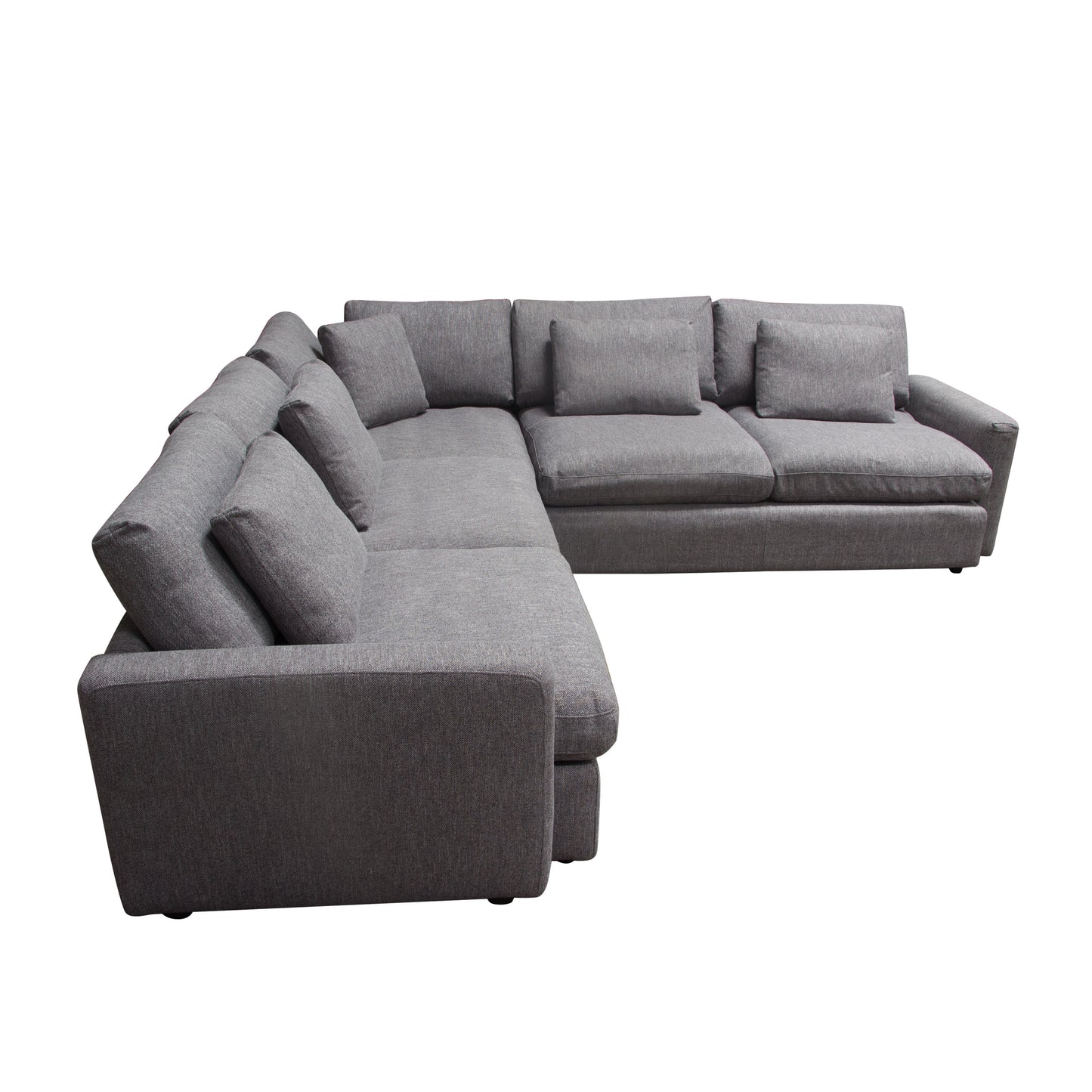 Arcadia 3PC Corner Sectional w/ Feather Down Seating Fabric by Diamond Sofa