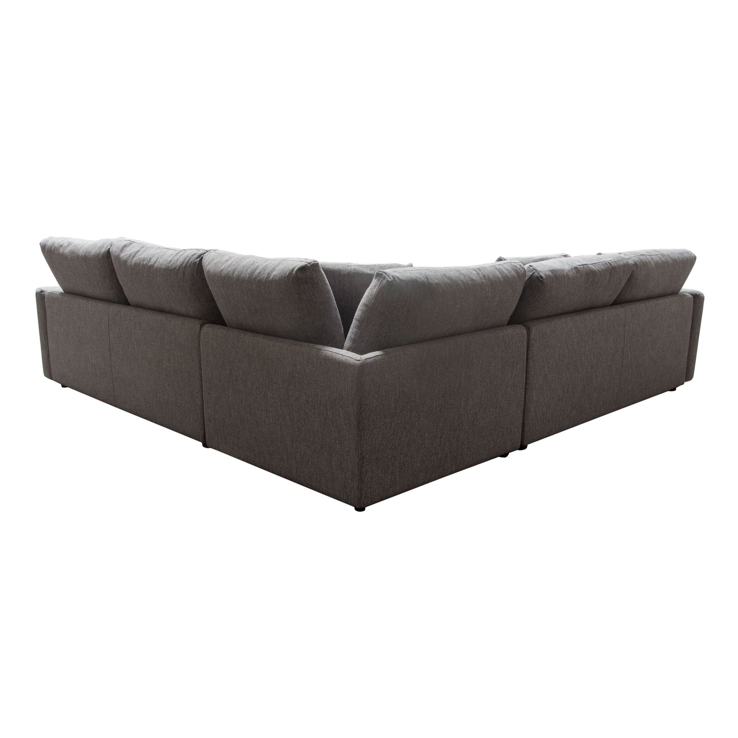 Arcadia 3PC Corner Sectional w/ Feather Down Seating Fabric by Diamond Sofa