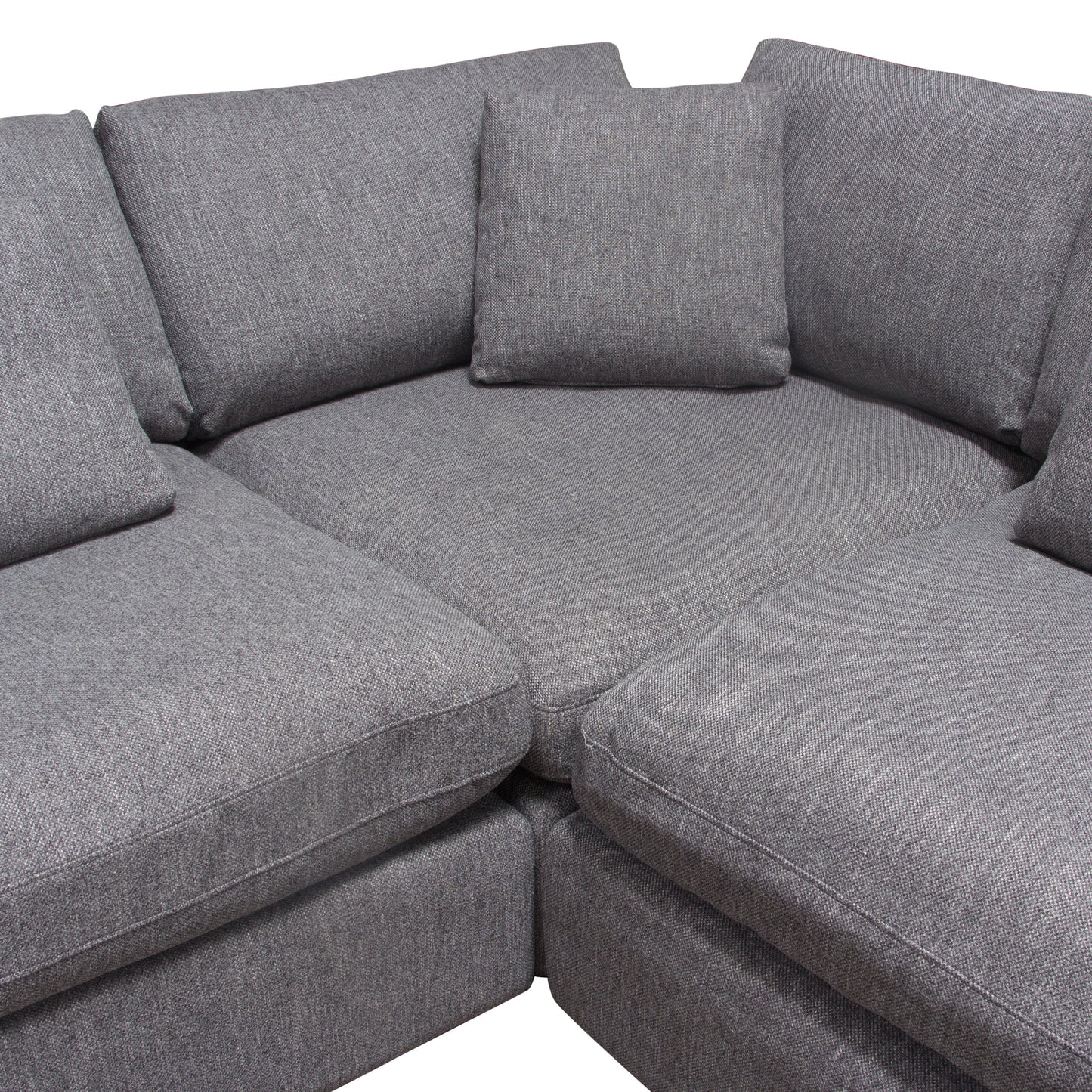 Arcadia 3PC Corner Sectional w/ Feather Down Seating Fabric by Diamond Sofa