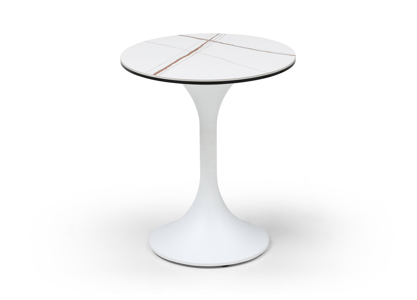 Whiteline Amarosa Side Table White ST1719-WHT