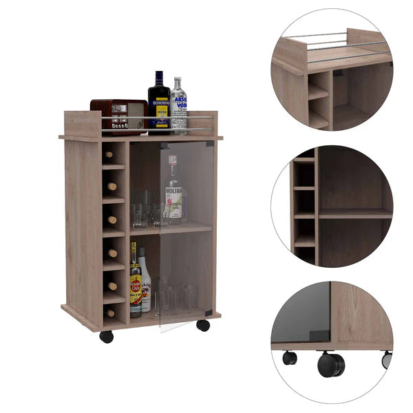 FM Furniture Vegas  Bar Cart