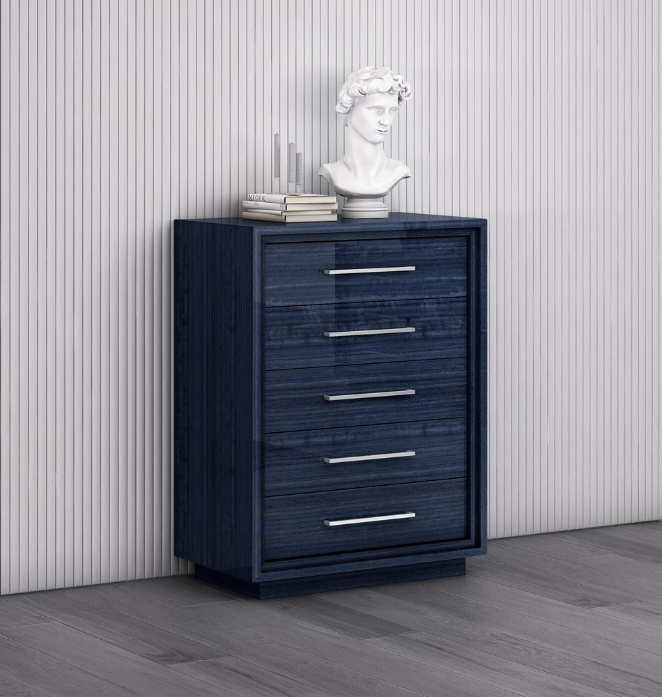 Whiteline Alexander Chest of Drawers CD1937-BLU