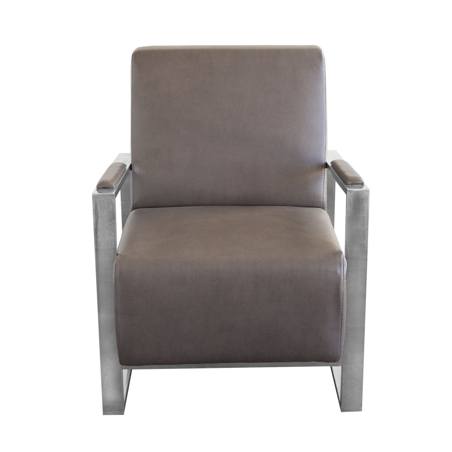 Century Accent Chair w/ Stainless Steel Frame by Diamond Sofa