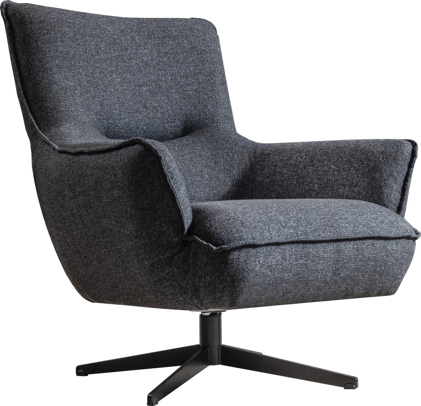 Whiteline Fatsa Swivel Accent Chair CH1757F-DGRY