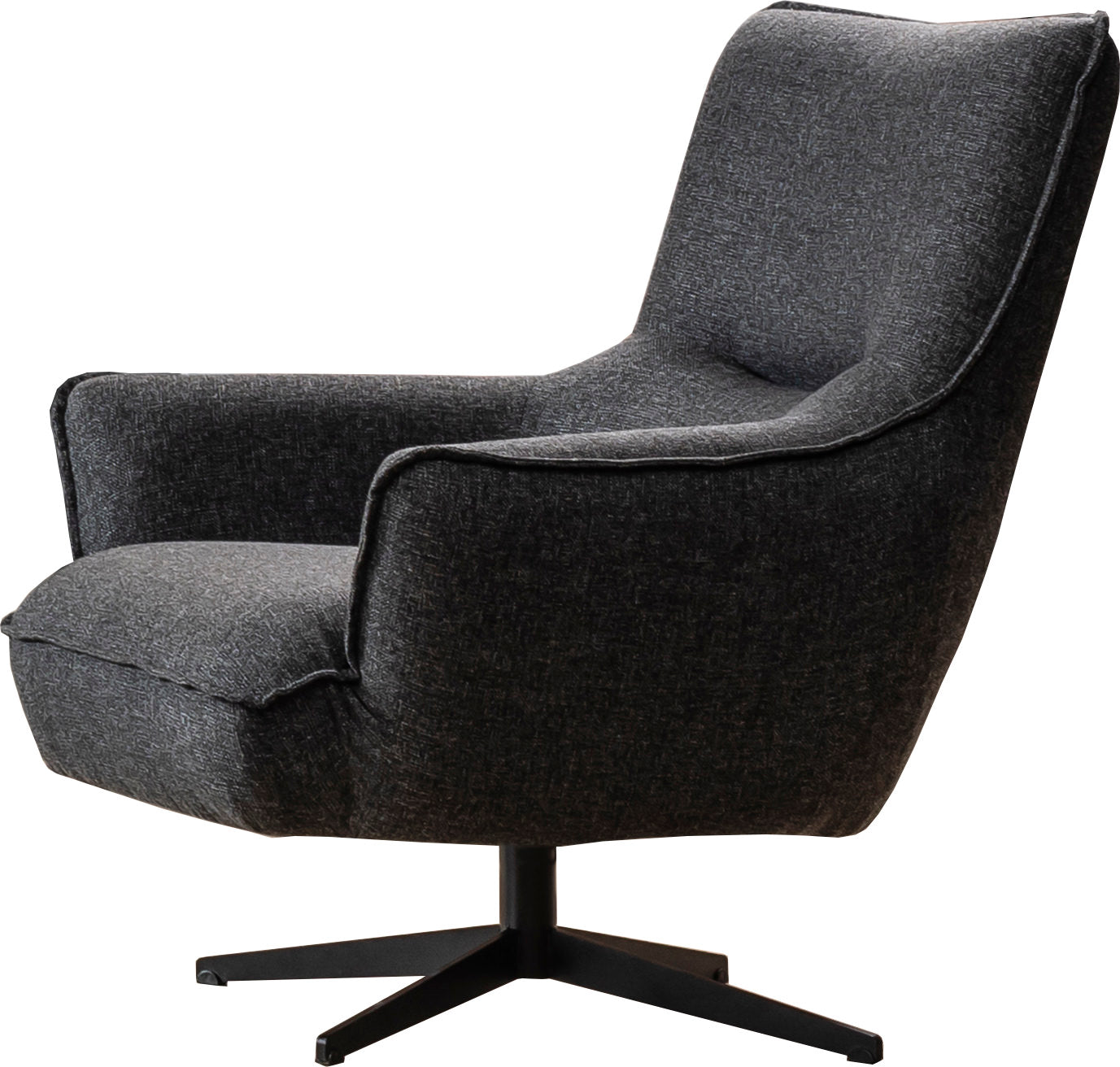 Whiteline Fatsa Swivel Accent Chair CH1757F-DGRY