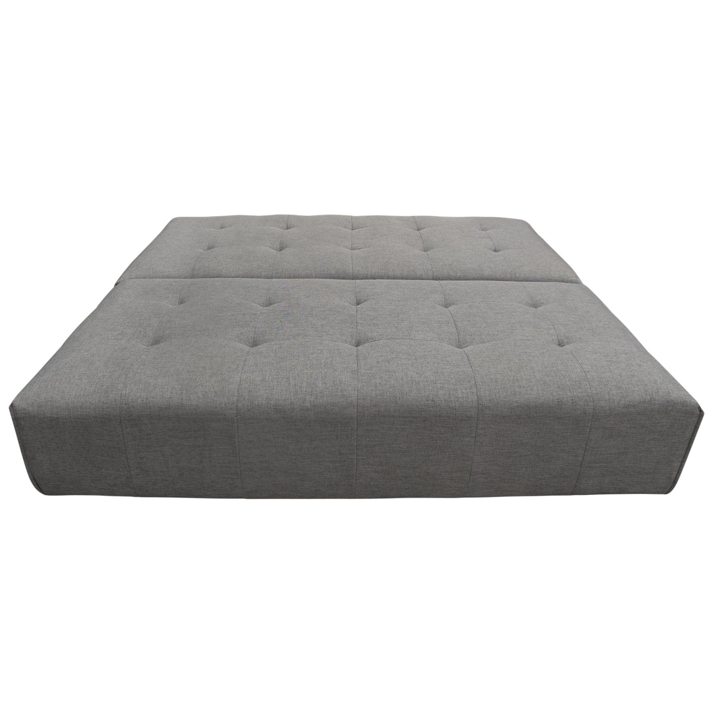 Cloud 2PC Lounge Seating Platforms with Moveable Backrest Supports in Space Grey Fabric by Diamond Sofa