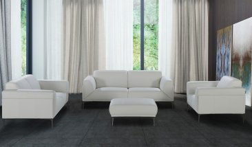 J&M Furniture Davos Chair, Loveseat, Ottoman, Sofa