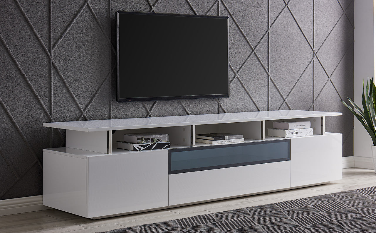 Whiteline Taylor TV Unit EC1398-WHT