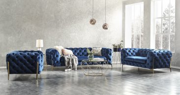 J&M Furniture Glamour Chair, Sofa, Loveseat