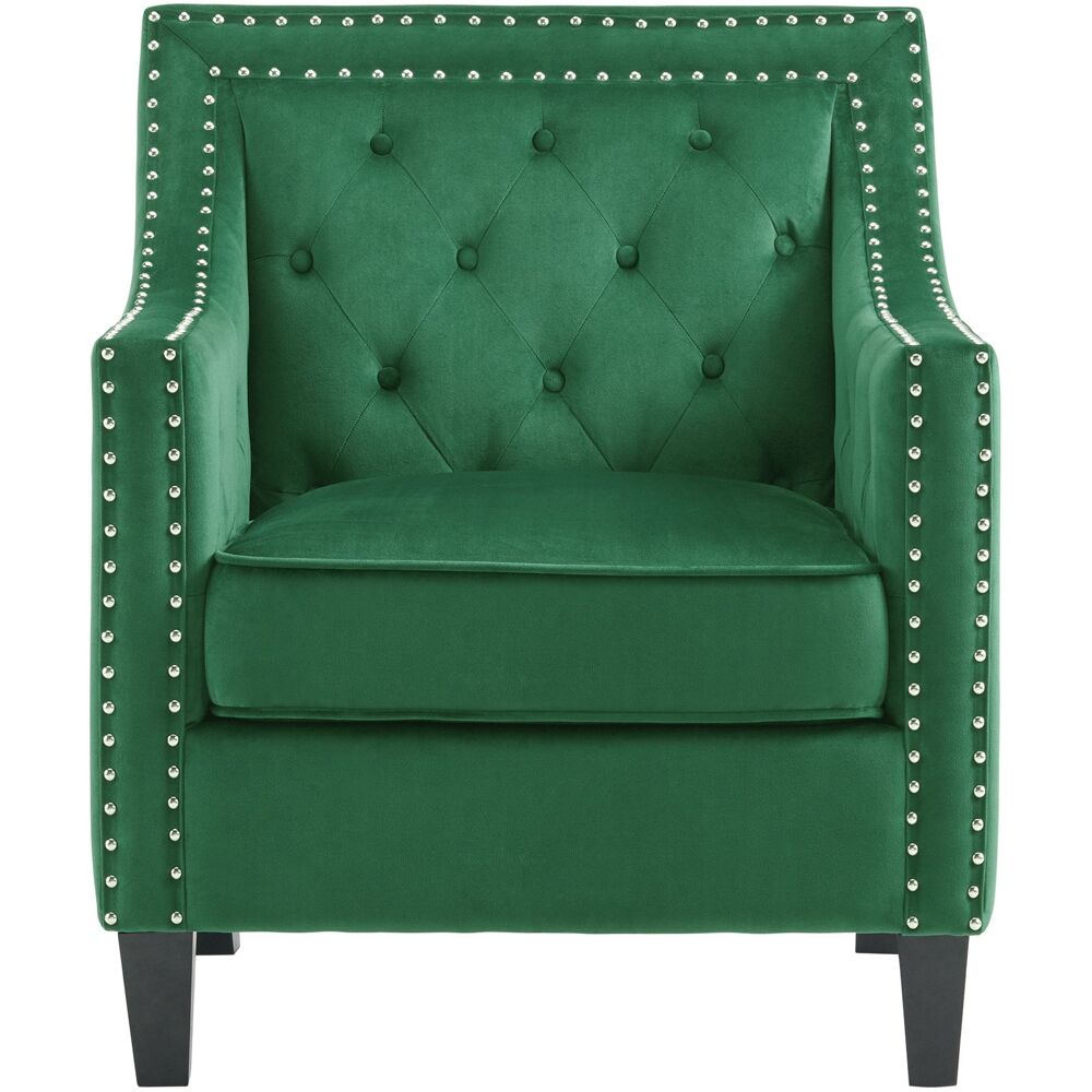 Hanover 29"W x 31"D x 36"H Willa Button Tufted Accent Chair