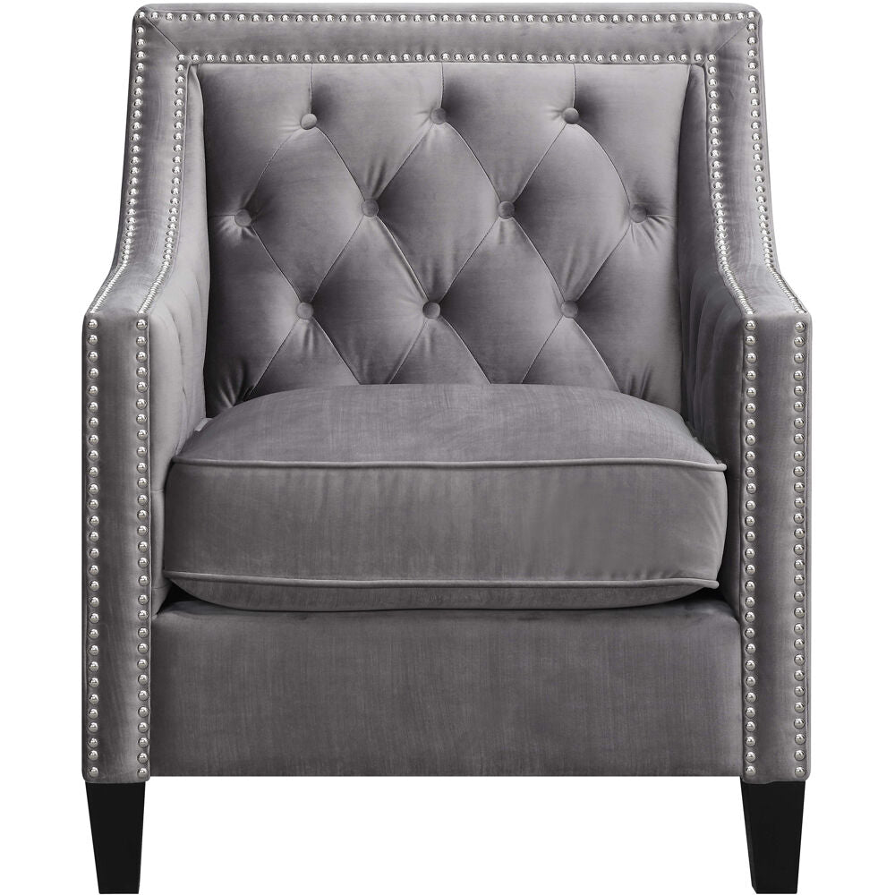 Hanover 29"W x 31"D x 36"H Willa Button Tufted Accent Chair