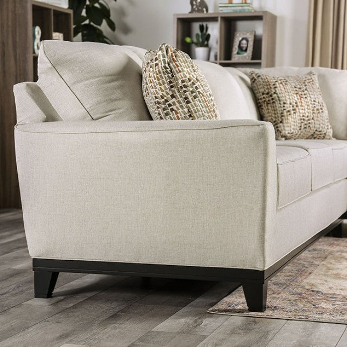 Furniture of America Bloutop Upholstered Sectional Sofa