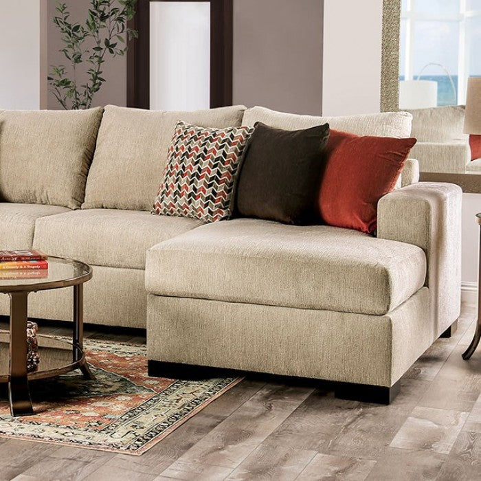 Furniture of America Sandrock Upholstered Sectional IDF-6225-SEC