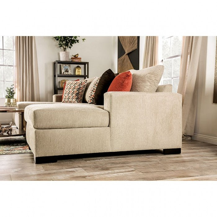 Furniture of America Sandrock Upholstered Sectional IDF-6225-SEC