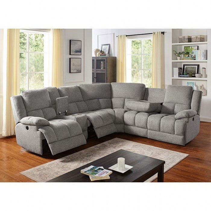 Furniture of America Magneti Reclining Sectional IDF-6345-SEC