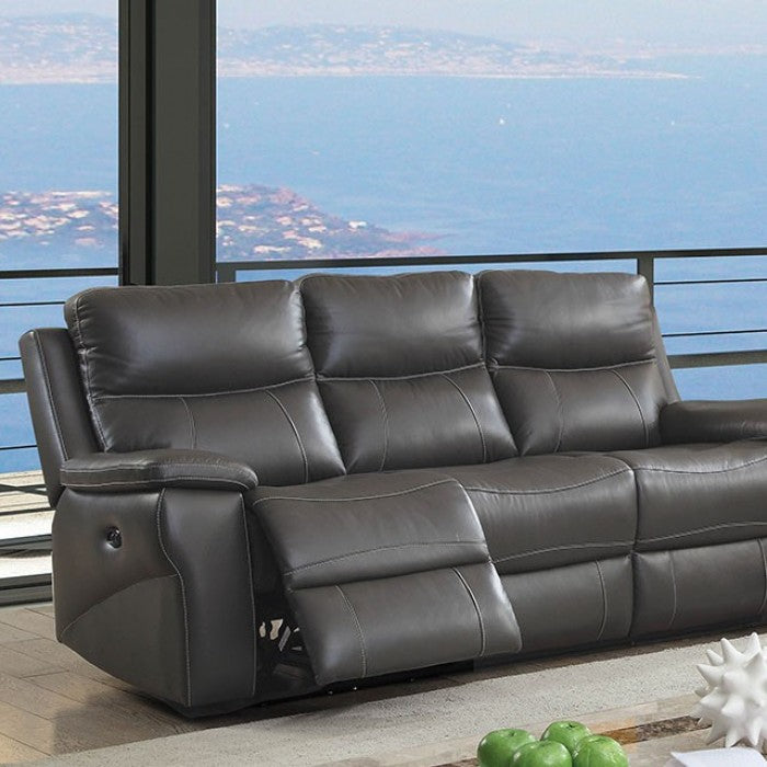 Furniture of America Orgalla Contemporary Upholstered Reclining Sofa IDF-6540-SF