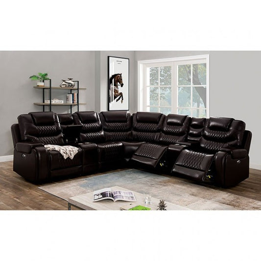 Furniture of America Tombolo Reclining Sectional