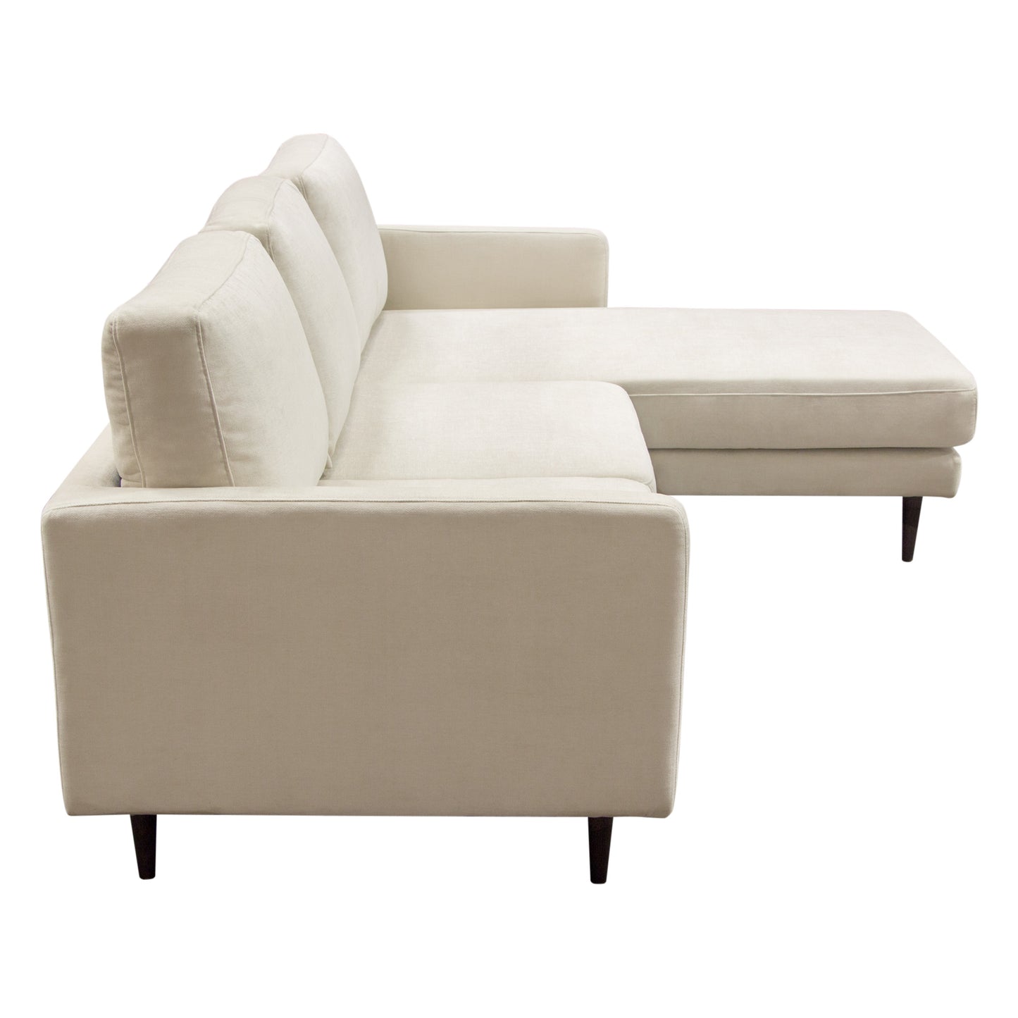 Kelsey Reversible Chaise Sectional Fabric by Diamond Sofa