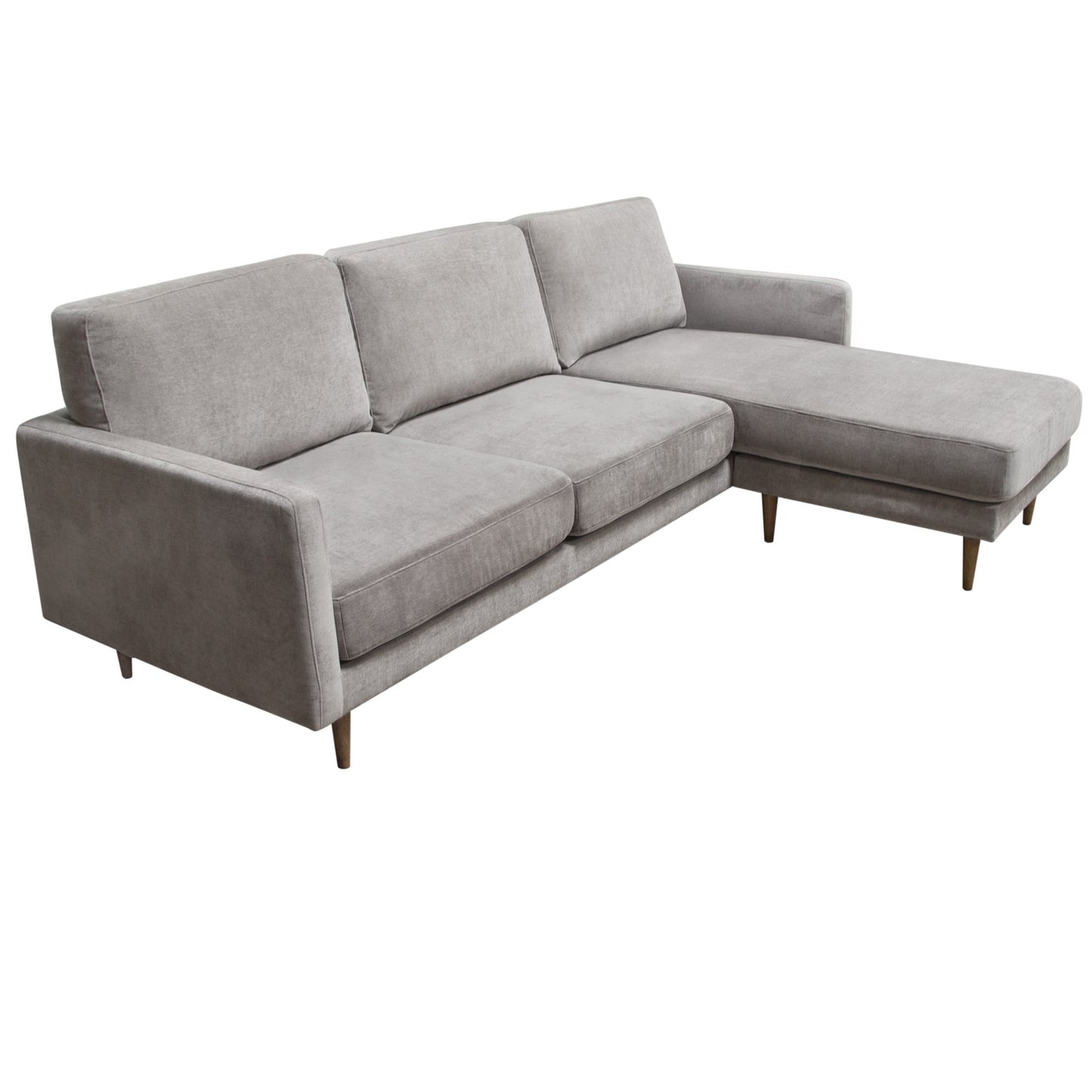 Kelsey Reversible Chaise Sectional Fabric by Diamond Sofa