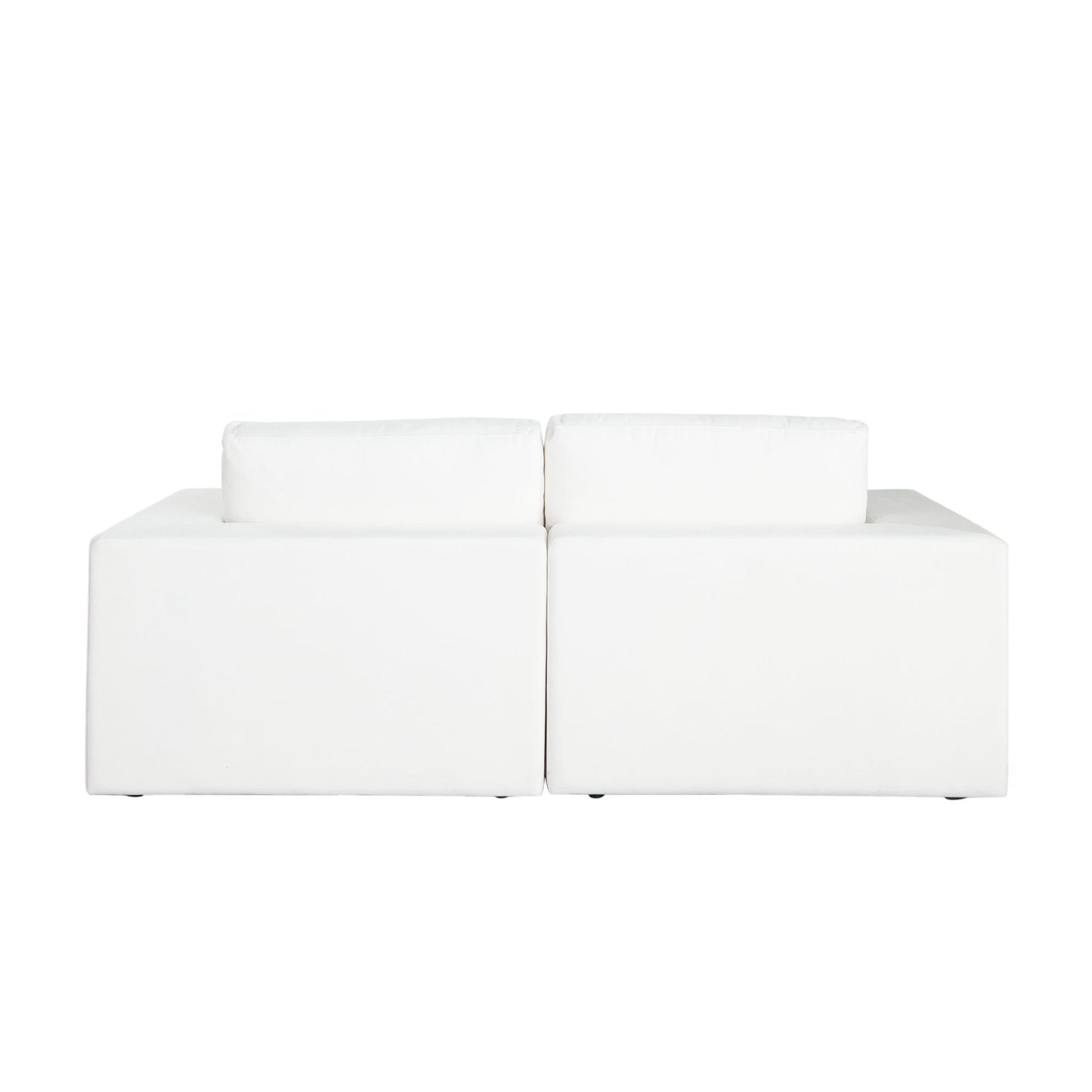 Muse 2PC Modular Sofa in Mist White Performance Fabric by Diamond Sofa MUSE2SCWH