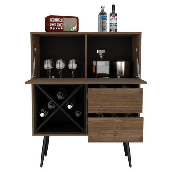 FM Furniture Orchid Bar Cabinet FM7119BGW