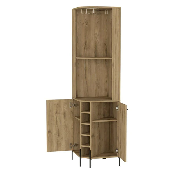 FM Furniture Reese Corner Bar Cabinet  FM7768BLM