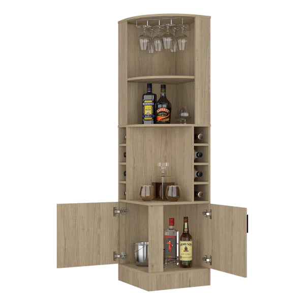 FM Furniture Myers Corner Bar Cabinet FM7887BLR