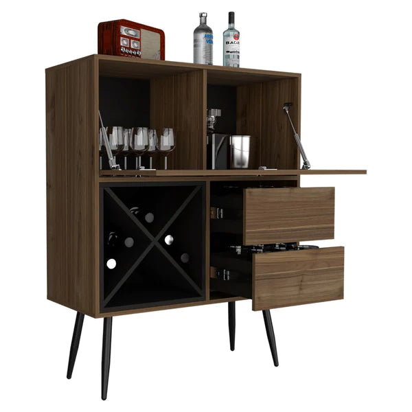 FM Furniture Orchid Bar Cabinet FM7119BGW