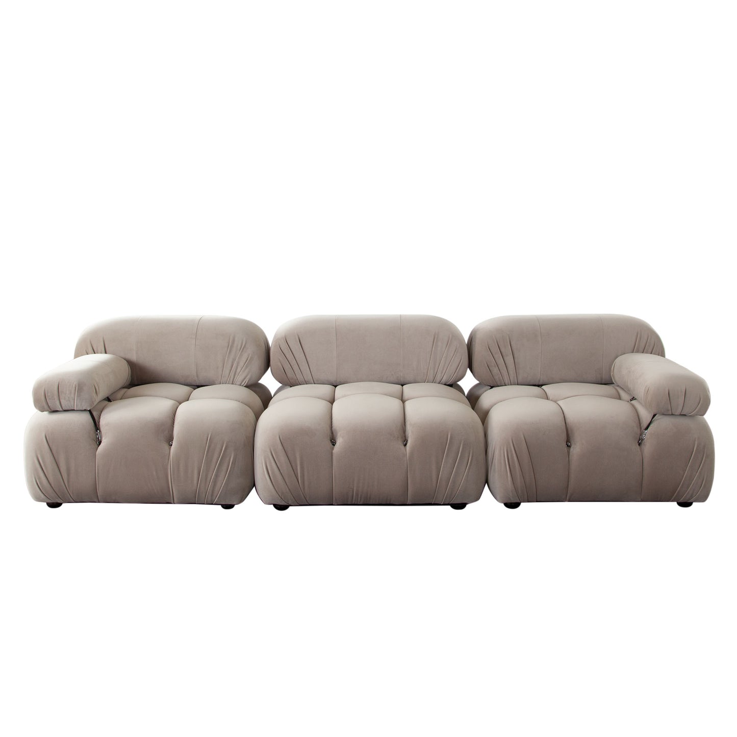 Paloma 3PC Modular 111 Inch Sofa Velvet by Diamond Sofa