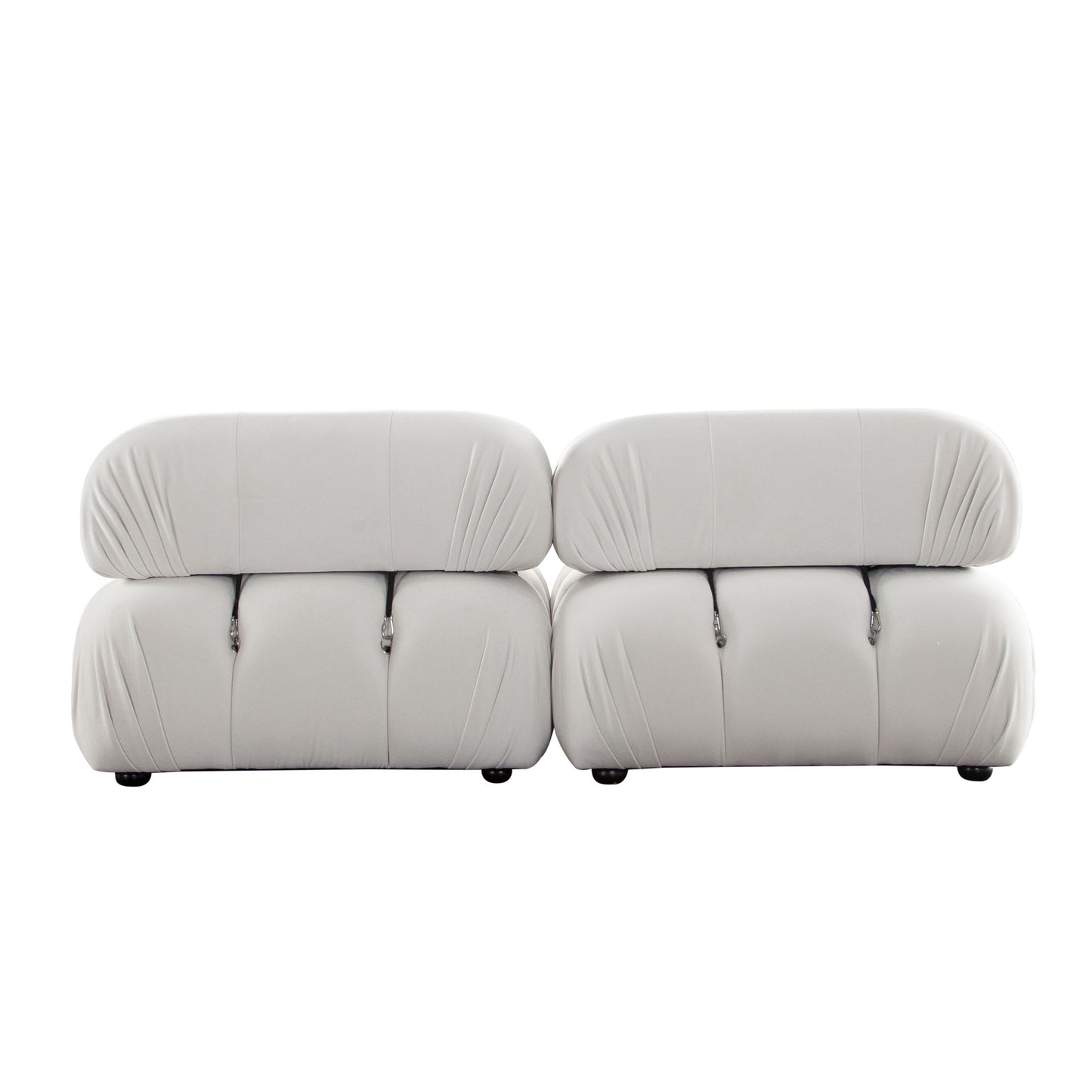 Paloma 2PC Modular 74 Inch Sofa Velvet by Diamond Sofa