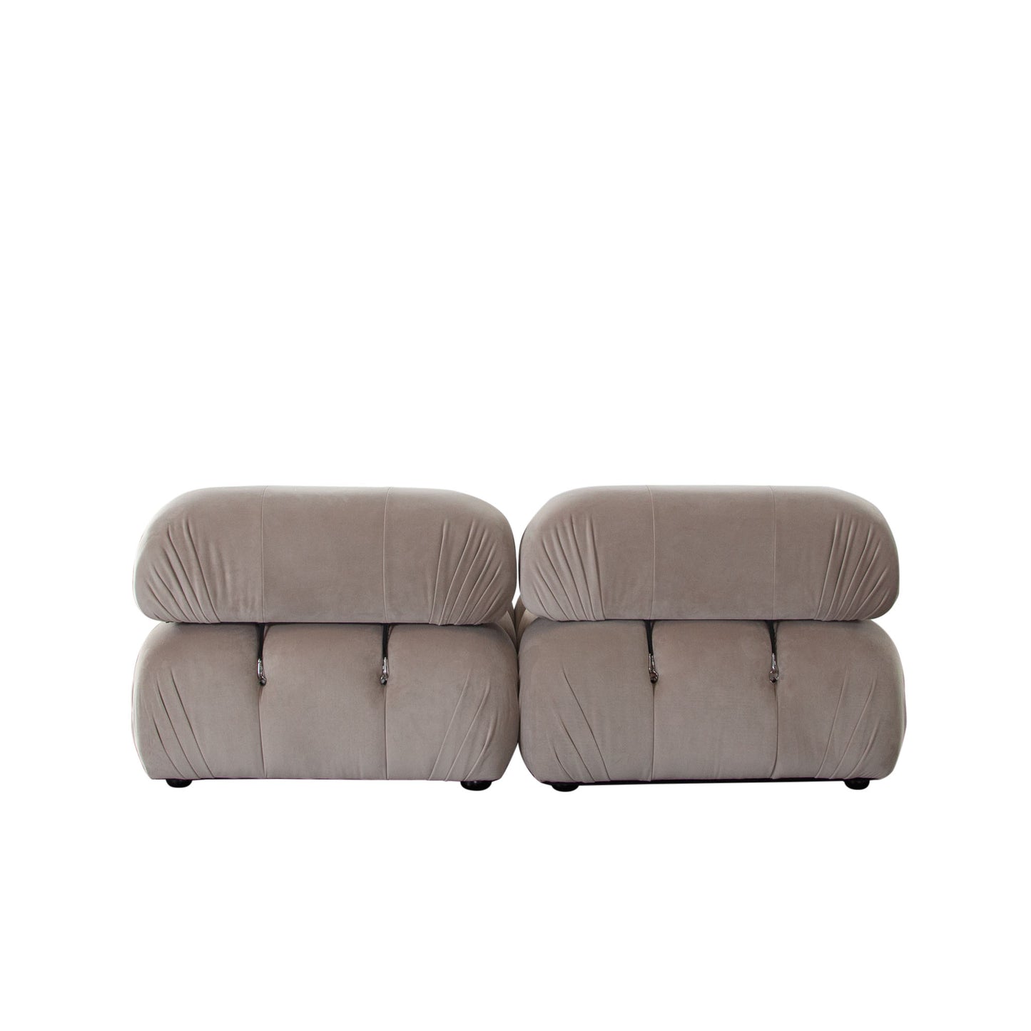 Paloma 2PC Modular 74 Inch Sofa Velvet by Diamond Sofa