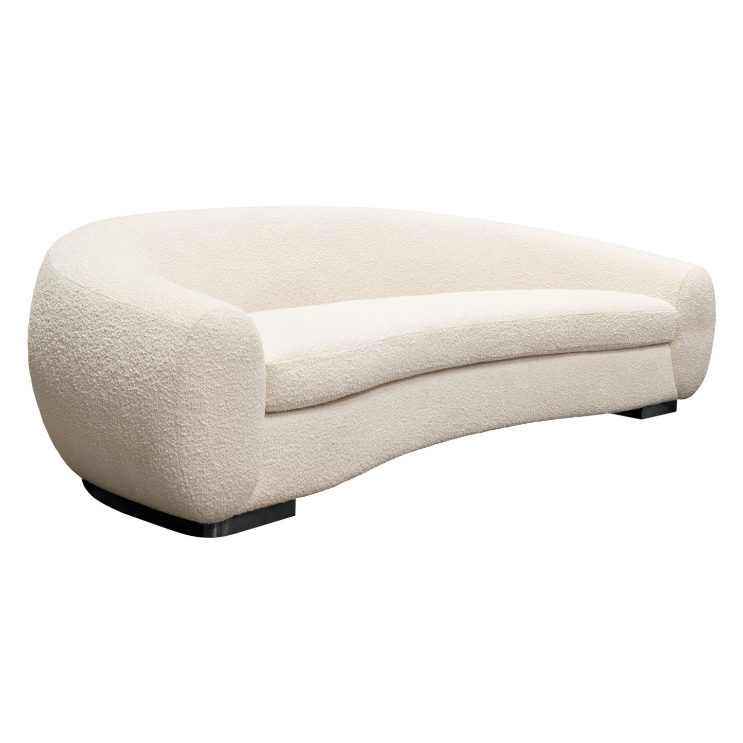 Pascal Sofa Textured Fabric w/ Contoured Arms & Back by Diamond Sofa