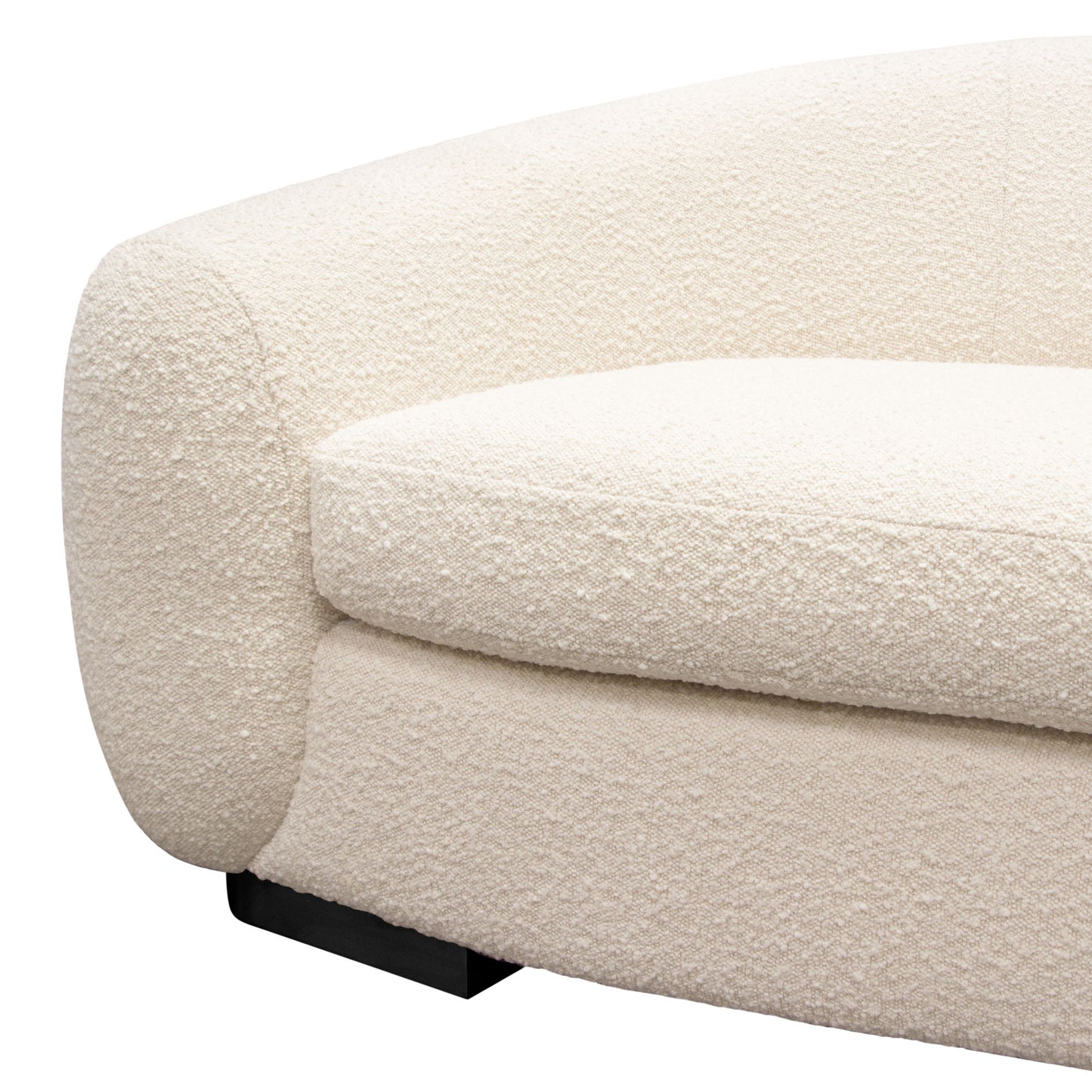 Pascal Sofa Textured Fabric w/ Contoured Arms & Back by Diamond Sofa