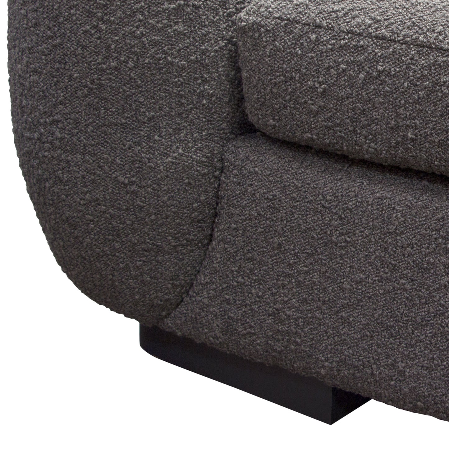 Pascal Sofa Textured Fabric w/ Contoured Arms & Back by Diamond Sofa