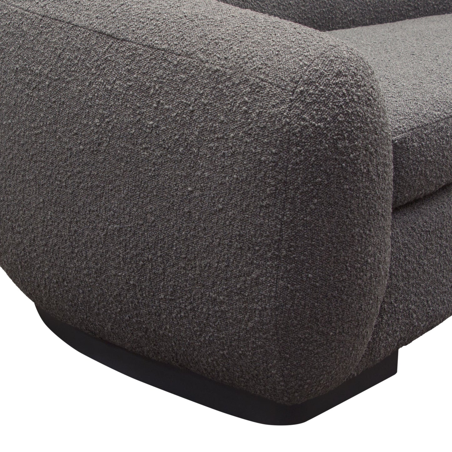 Pascal Sofa Textured Fabric w/ Contoured Arms & Back by Diamond Sofa